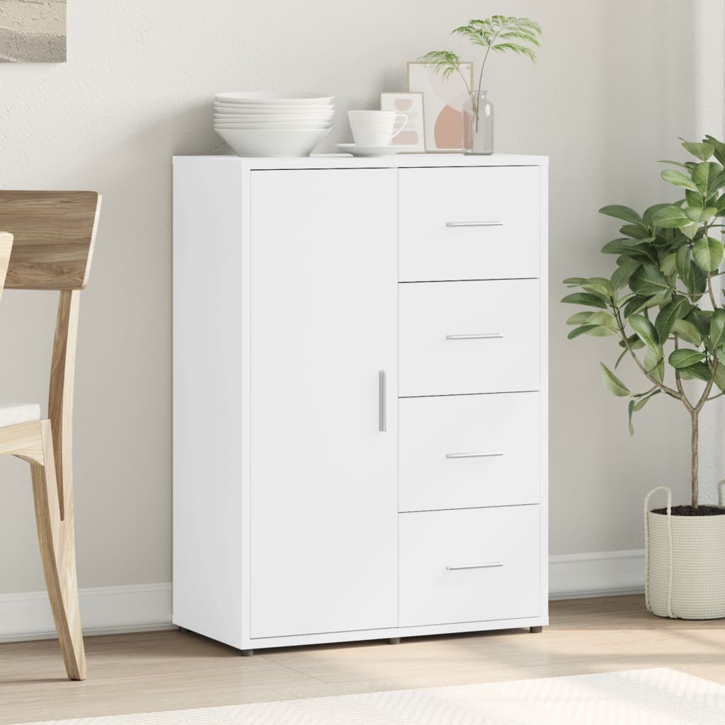 Vidaxl dressoir 60x31x84 cm bewerkt hout wit