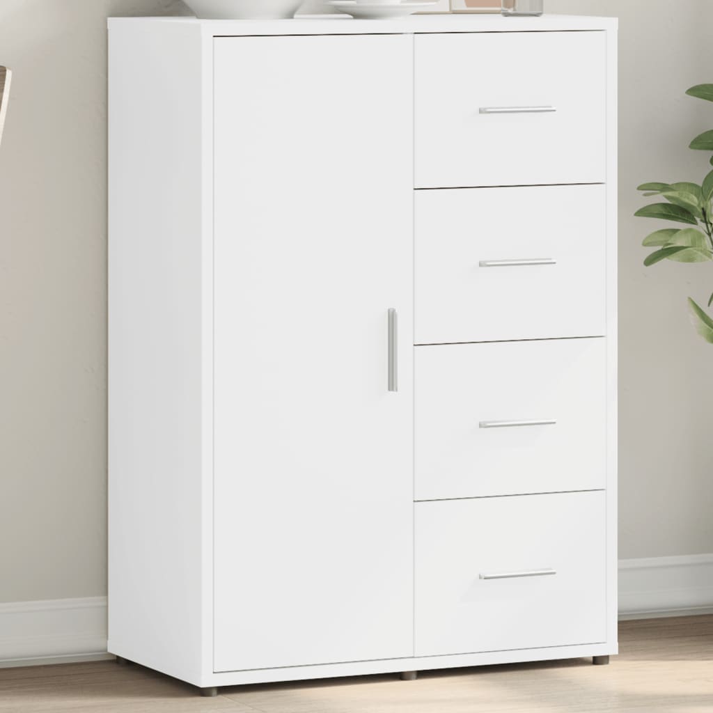 Vidaxl dressoir 60x31x84 cm bewerkt hout wit