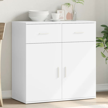 Vidaxl dressoir 79x38x80 cm bewerkt hout wit