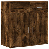 Vidaxl dressoir 79x38x80 cm bewerkt hout gerookt eikenkleurig
