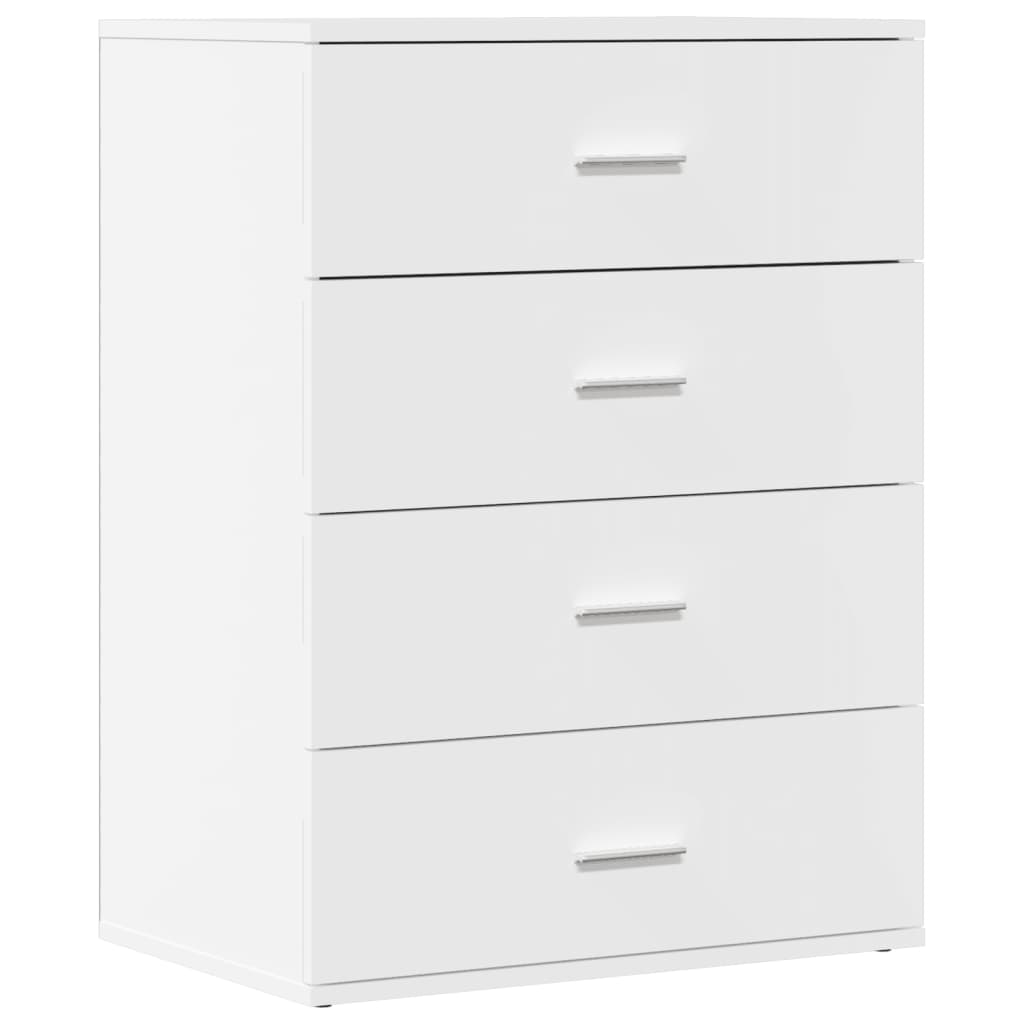 Vidaxl dressoir 60x39x80 cm bewerkt hout wit
