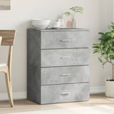 Vidaxl dressoir 60x39x80 cm bewerkt hout betongrijs