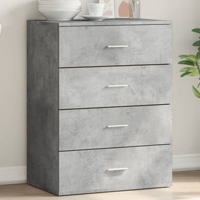 Vidaxl dressoir 60x39x80 cm bewerkt hout betongrijs