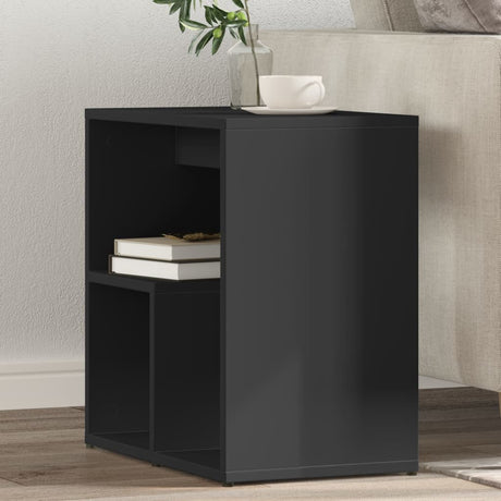 Vidaxl bijzettafel 50x30x50 cm spaanplaat zwart