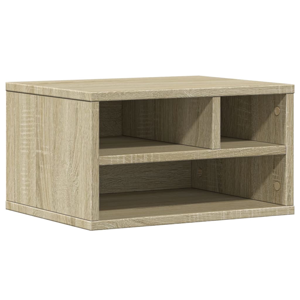 Vidaxl -printerboks 40x32x22,5 cm Property Wood Sonoma Oak Farvet