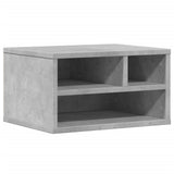 Vidaxl printerkastje 40x32x22,5 cm bewerkt hout betongrijs