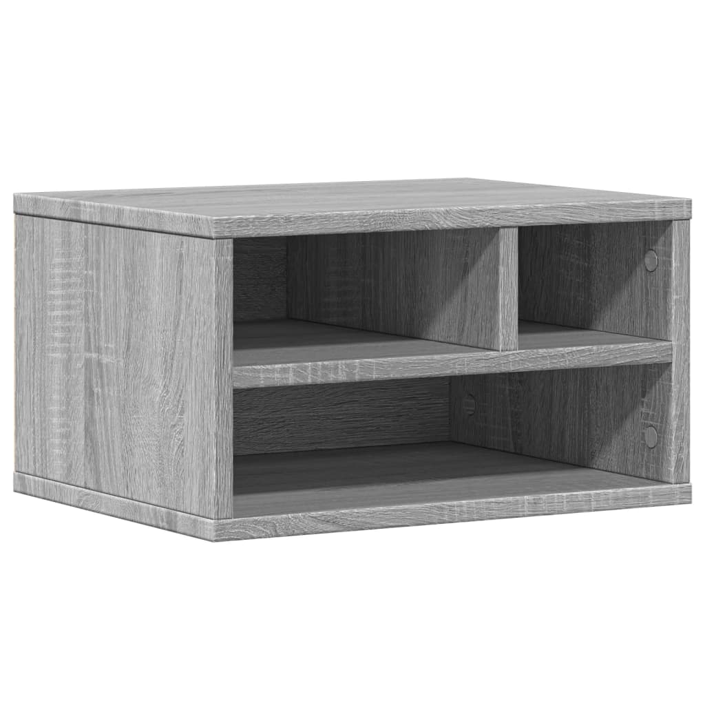 Vidaxl -printerboks 40x32x22,5 cm Property Wood Grey Sonoma Oak