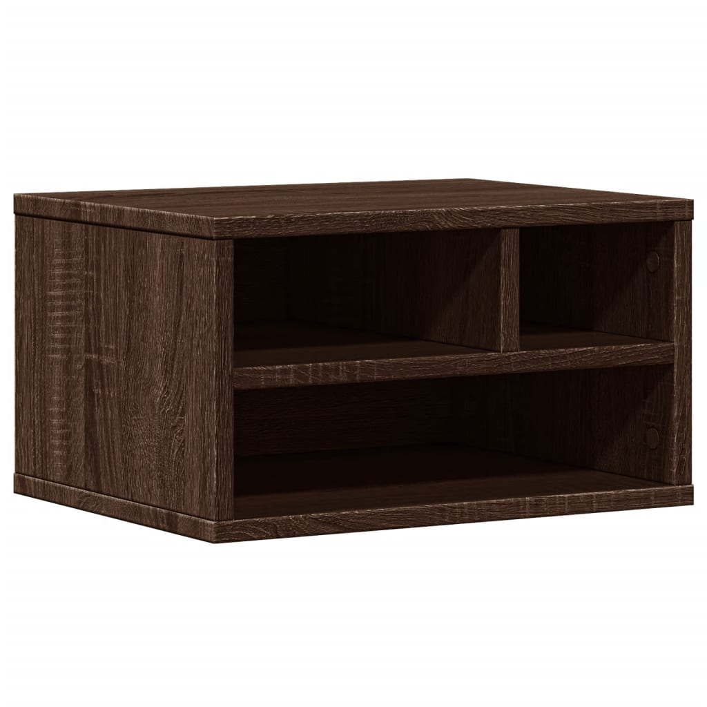 Vidaxl Drécker Box 40x32x22.5 cm schneiden Holz brong Oak -Colorored