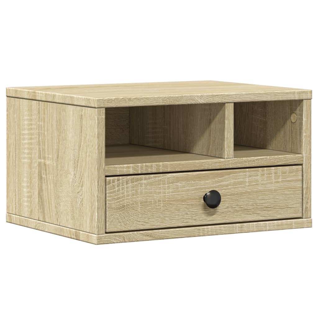 VIDAXL -Druckerbox 40x32x22.5 cm propertiertes Holz Sonoma Eiche gefärbt