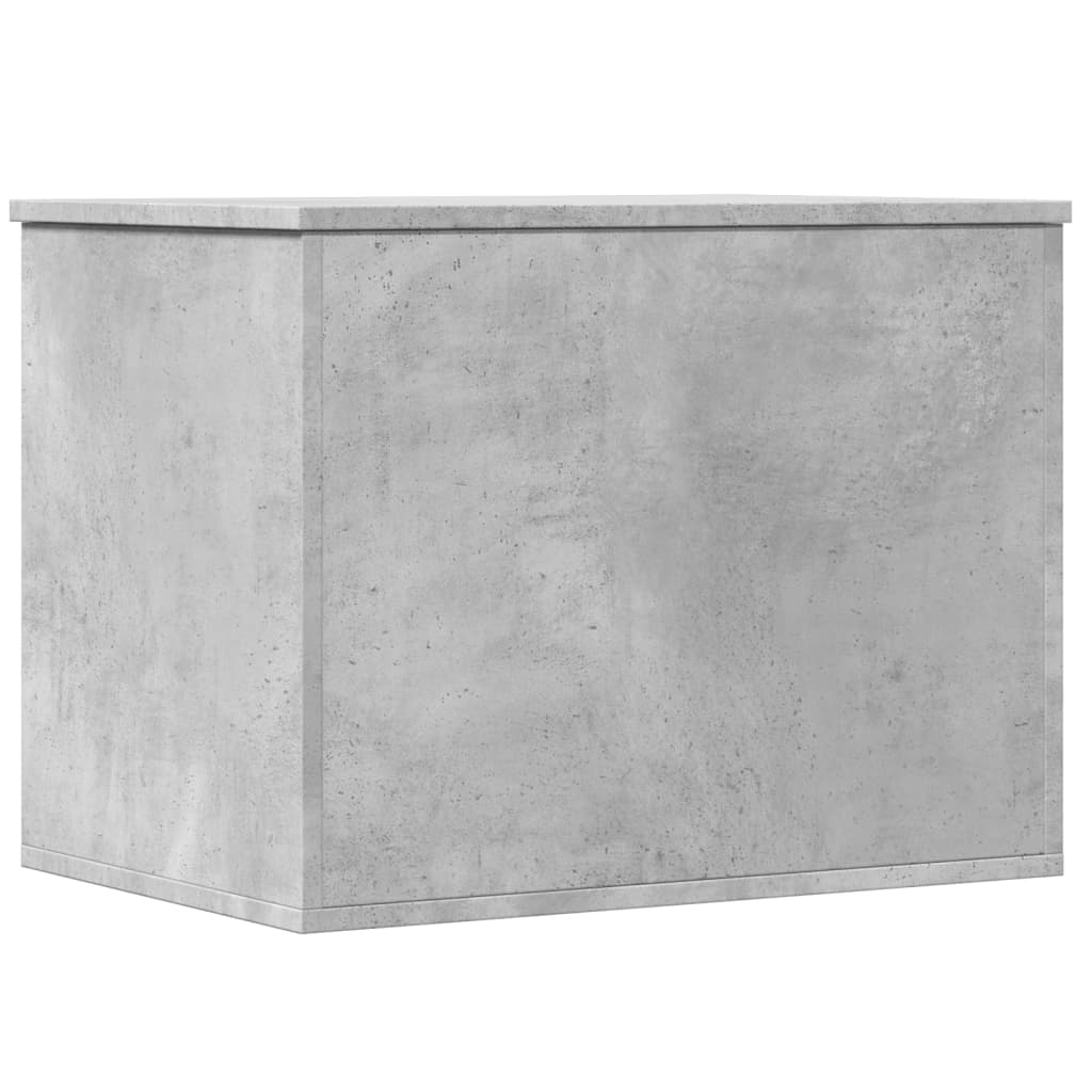 Vidaxl opbergbox 60x42x46 cm bewerkt hout betongrijs