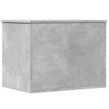 Vidaxl opbergbox 60x42x46 cm bewerkt hout betongrijs