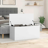 Vidaxl opbergbox 100x42x46 cm bewerkt hout wit