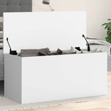 Vidaxl opbergbox 100x42x46 cm bewerkt hout wit