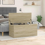 Vidaxl opbergbox 100x42x46 cm bewerkt hout sonoma eikenkleurig