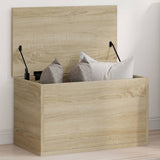 Vidaxl opbergbox 60x35x35 cm bewerkt hout sonoma eikenkleurig