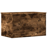 Vidaxl opbergbox 60x35x35 cm bewerkt hout gerookt eikenkleurig