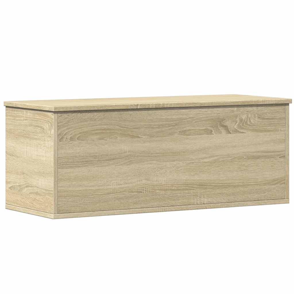 Vidaxl opbergbox 90x35x35 cm bewerkt hout sonoma eikenkleurig