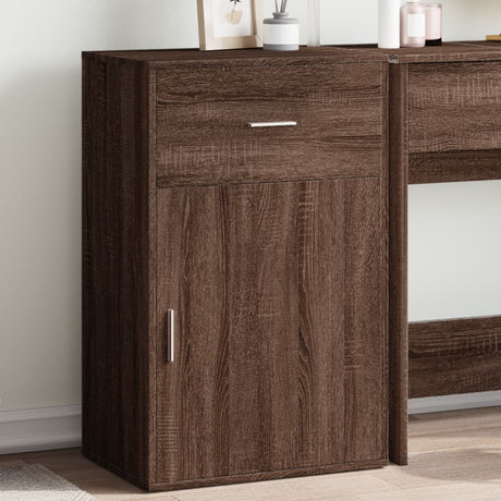 Vidaxl opbergkast 56,5x39x90 cm bewerkt hout bruin eikenkleurig