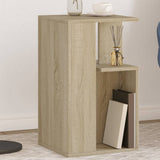 Vidaxl bijzettafel 35x35x60 cm bewerkt hout sonoma eikenkleurig