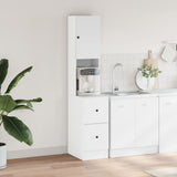 Vidaxl keukenkast 35x50x180 cm bewerkt hout wit