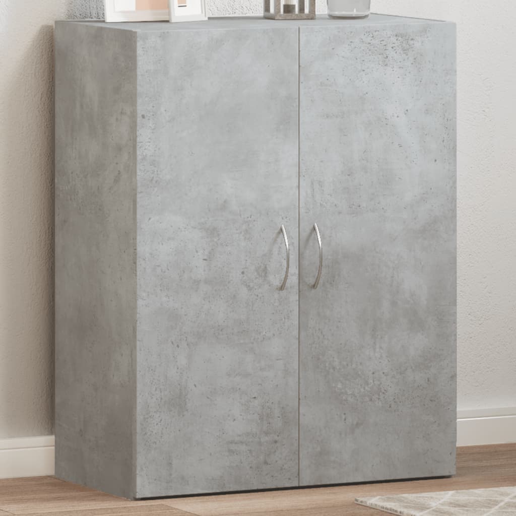 Vidaxl archiefkast 60x32x77,5 cm bewerkt hout betongrijs