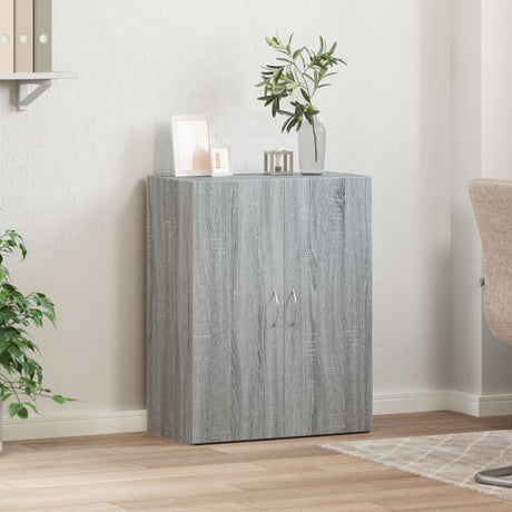 Vidaxl archiefkast 60x32x77,5 cm bewerkt hout grijs sonoma eiken