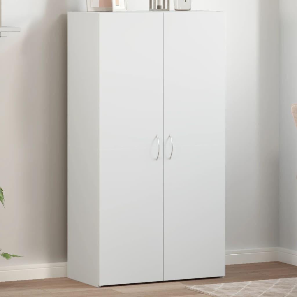 Vidaxl archiefkast 60x32x115 cm bewerkt hout wit