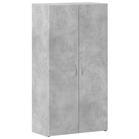 Vidaxl archiefkast 60x32x115 cm bewerkt hout betongrijs