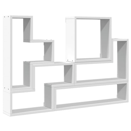 Vidaxl wandschap 96x12x64 cm bewerkt hout wit