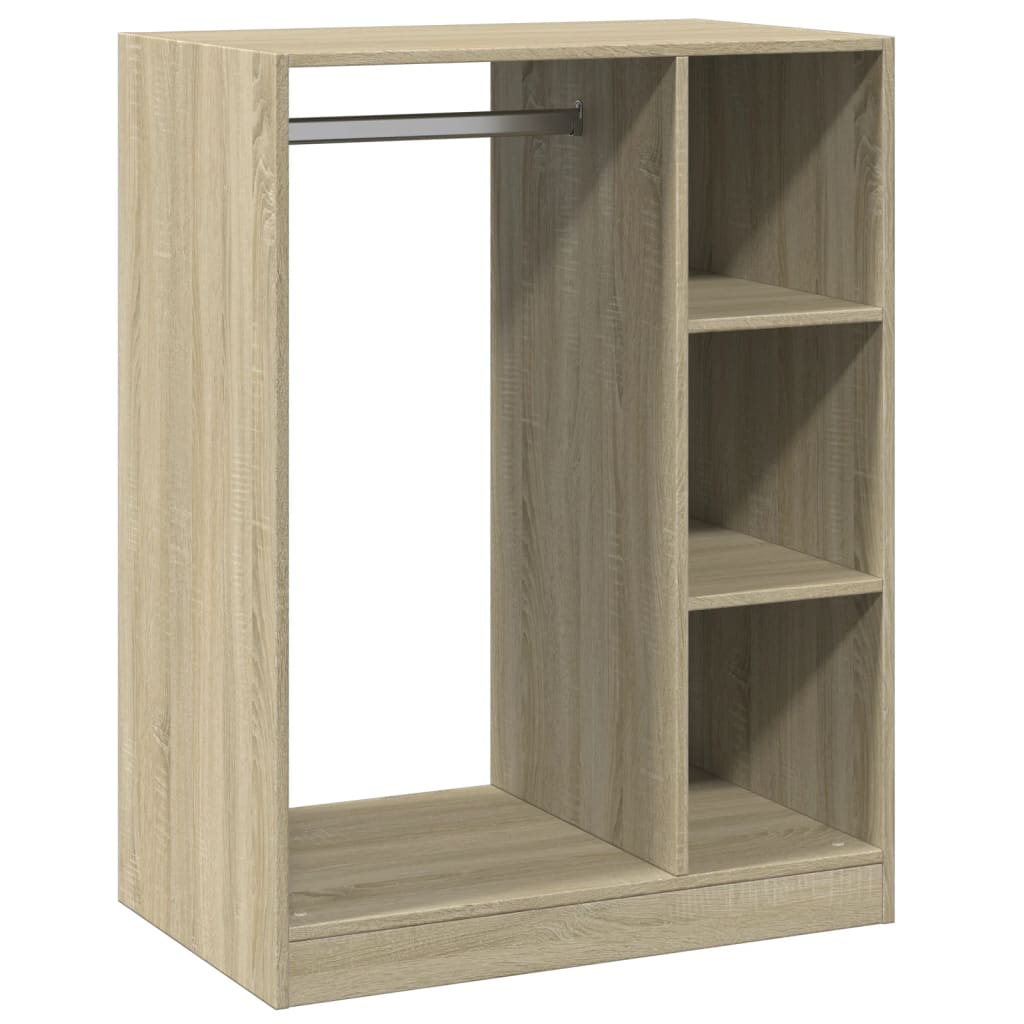 Vidaxl Wardrobe 77x48x102 cm Vlastní dřevo Sonoma Oak Colored