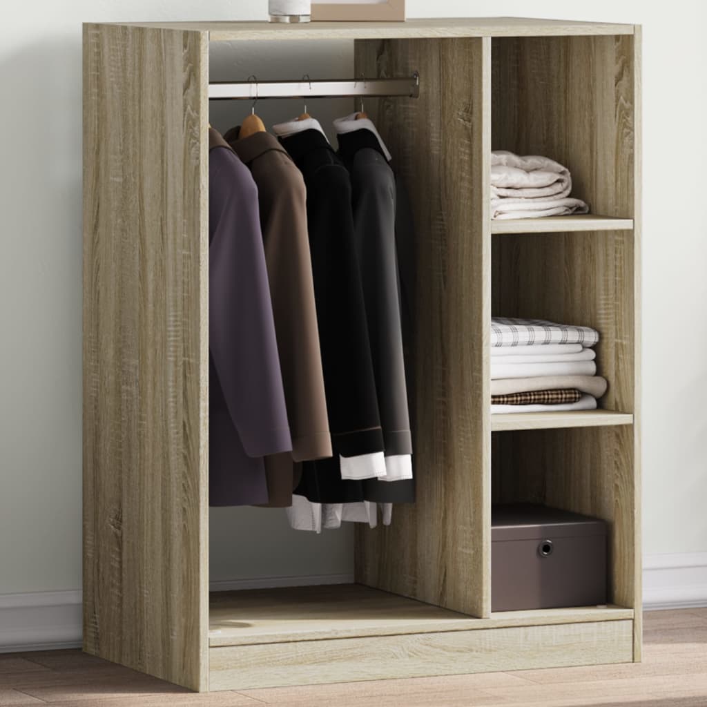 Vidaxl Wardrobe 77x48x102 cm Vlastní dřevo Sonoma Oak Colored