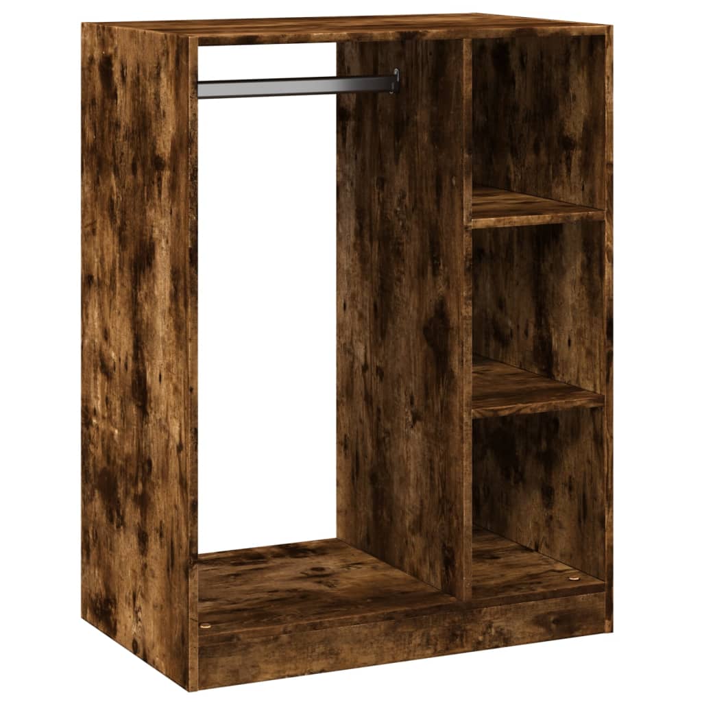 VidaXL Wardrobe 77x48x102 CM Practled Wood Smoked Oak colored