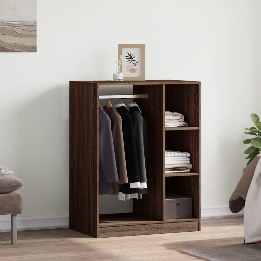 Vidaxl Wardrobe 77x48x102 CM Practled Wood Brown Oak w kolorze