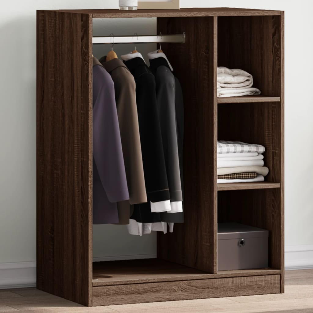 Vidaxl Wardrobe 77x48x102 CM Practled Wood Brown Oak w kolorze