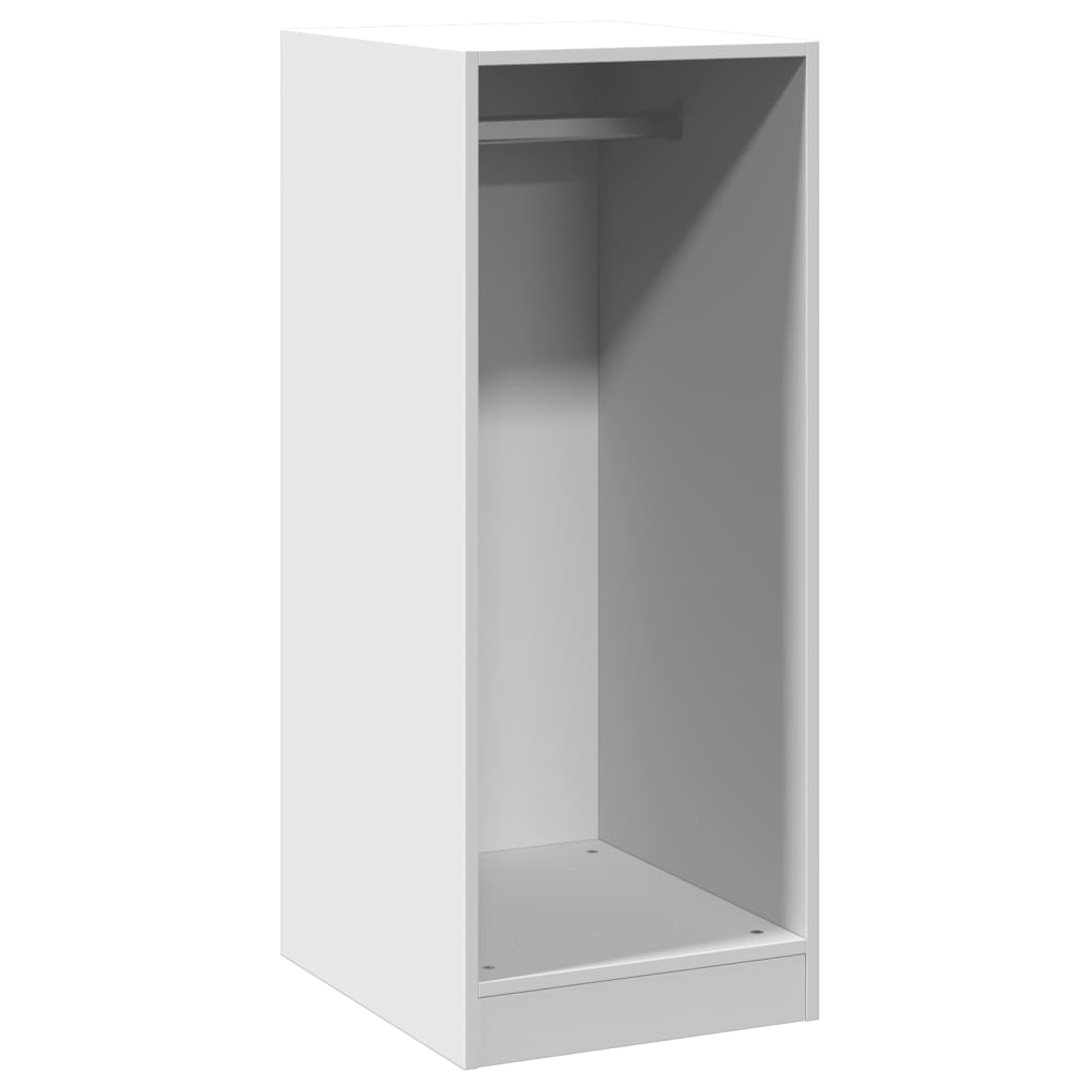 Vidaxl garderobe 48x41x102 cm bearbeidet tre hvit