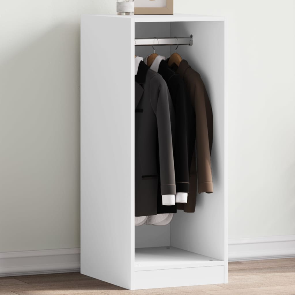 Vidaxl garderobe 48x41x102 cm bearbeidet tre hvit