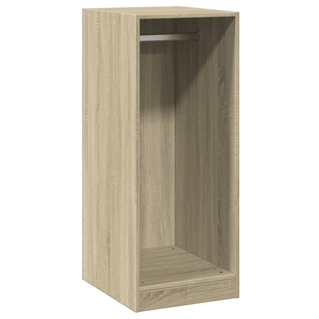 Vidaxl Garderobe 48x41x102 cm Forarbejdet træ sonoma eg farvet