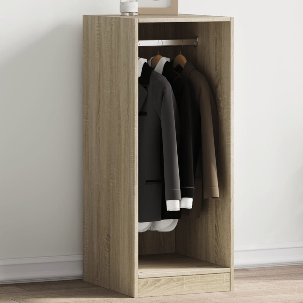 Vidaxl Garderobe 48x41x102 cm Forarbejdet træ sonoma eg farvet