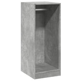 Vidaxl garderobe 48x41x102 cm bearbeidet tre betongrijs