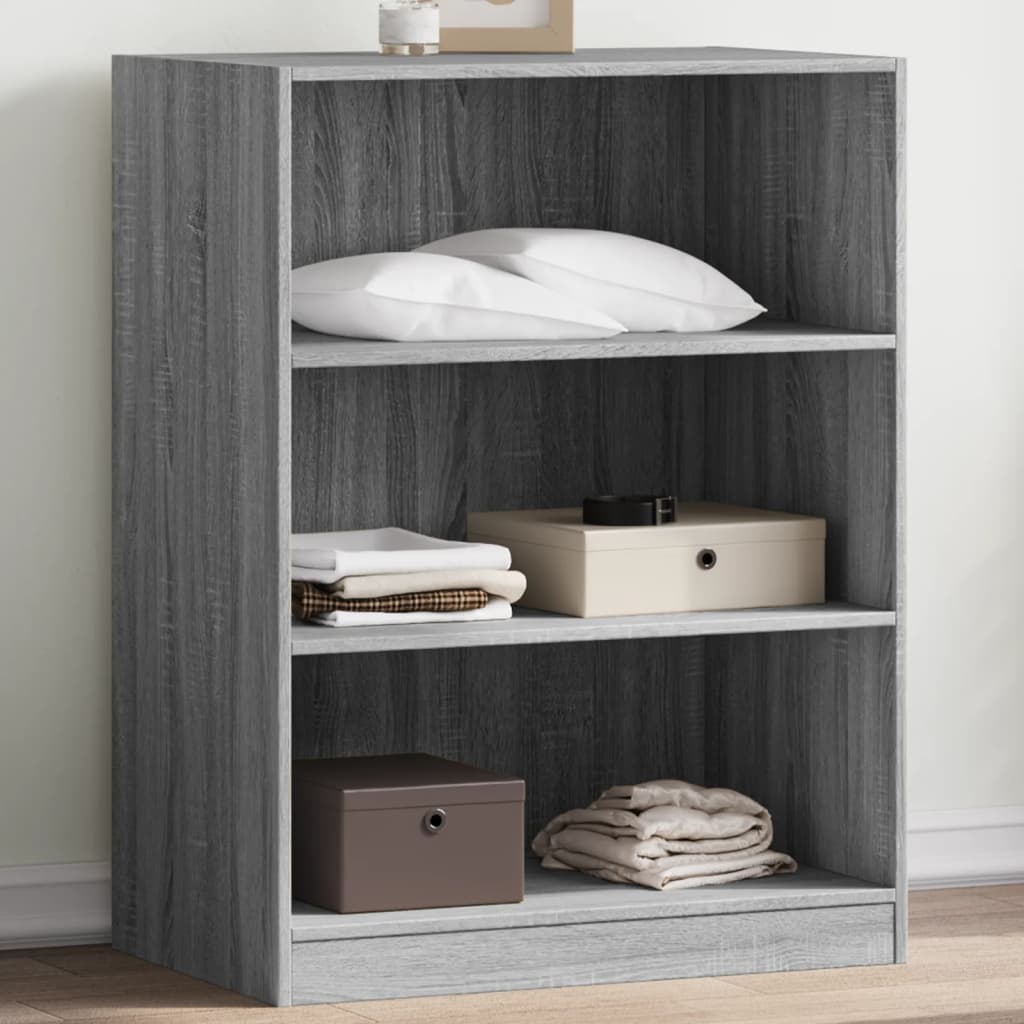 VidaXL Wardrobe 77x48x102 CM Practled Wood Gray Sonoma Oak colored