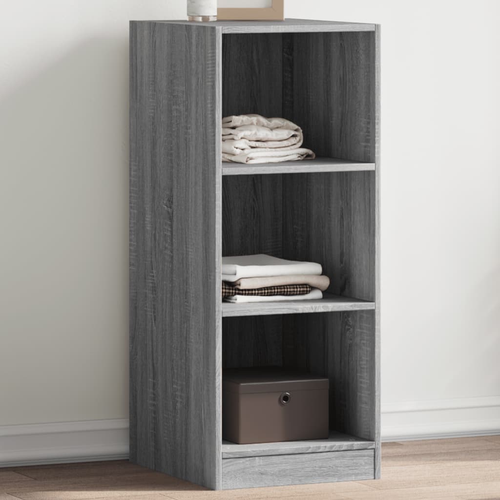 Vidaxl garderobe 48x41x102 cm utøvd tre grå sonoma eik farget