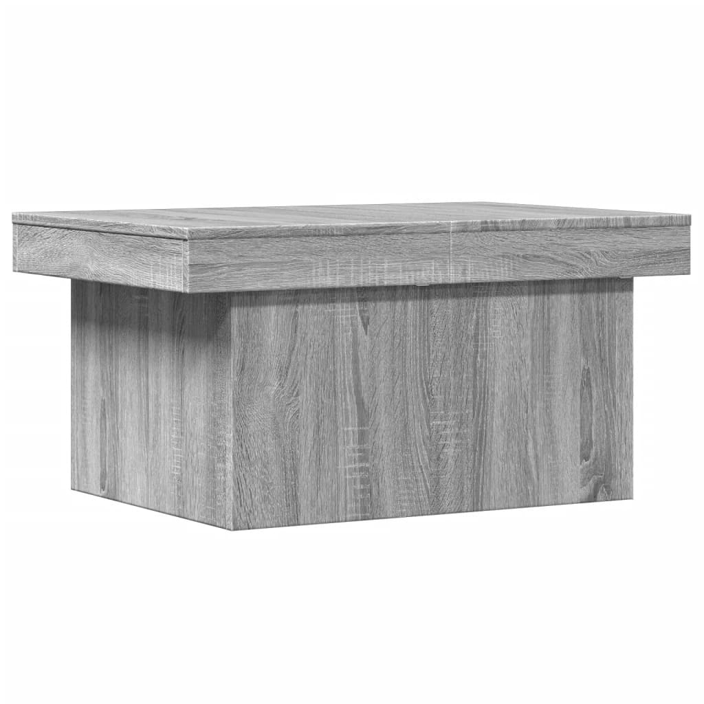 Vidaxl salontafel 100x55x40 cm bewerkt hout grijs sonoma eikenkleurig