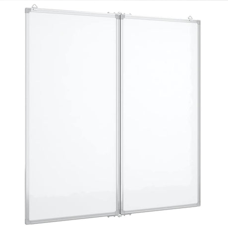 Vidaxl whiteboard magnetisch inklapbaar 80x80x1,7 cm aluminium