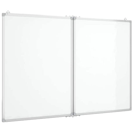 Vidaxl whiteboard magnetisch inklapbaar 100x80x1,7 cm aluminium