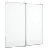 Vidaxl magnetno zložljivo 100x100x1,7 cm aluminij