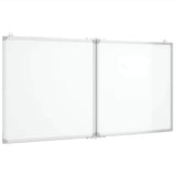 Vidaxl whiteboard magnetisch inklapbaar 120x60x1,7 cm aluminium