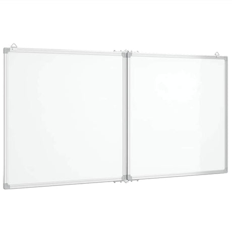 Vidaxl whiteboard magnetisch inklapbaar 120x60x1,7 cm aluminium
