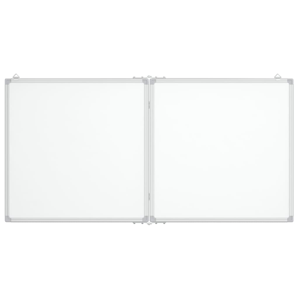 Vidaxl Whiteboard Magnetycznie składane 120x60x1,7 cm aluminium