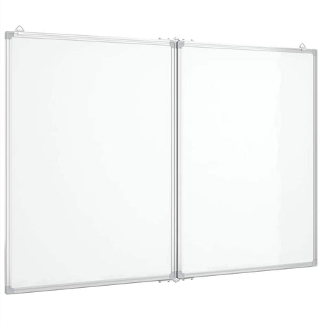 Vidaxl whiteboard magnetisch inklapbaar 120x100x1,7 cm aluminium