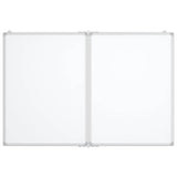 Vidaxl whiteboard magnetisch inklapbaar 120x100x1,7 cm aluminium